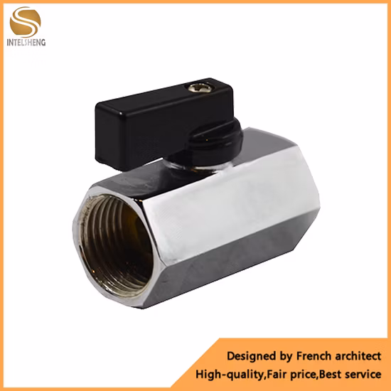 1 インチ PTFE シール DN25 メスフルボア鍛造 Cw617n 真鍮ウォーターボールバルブ